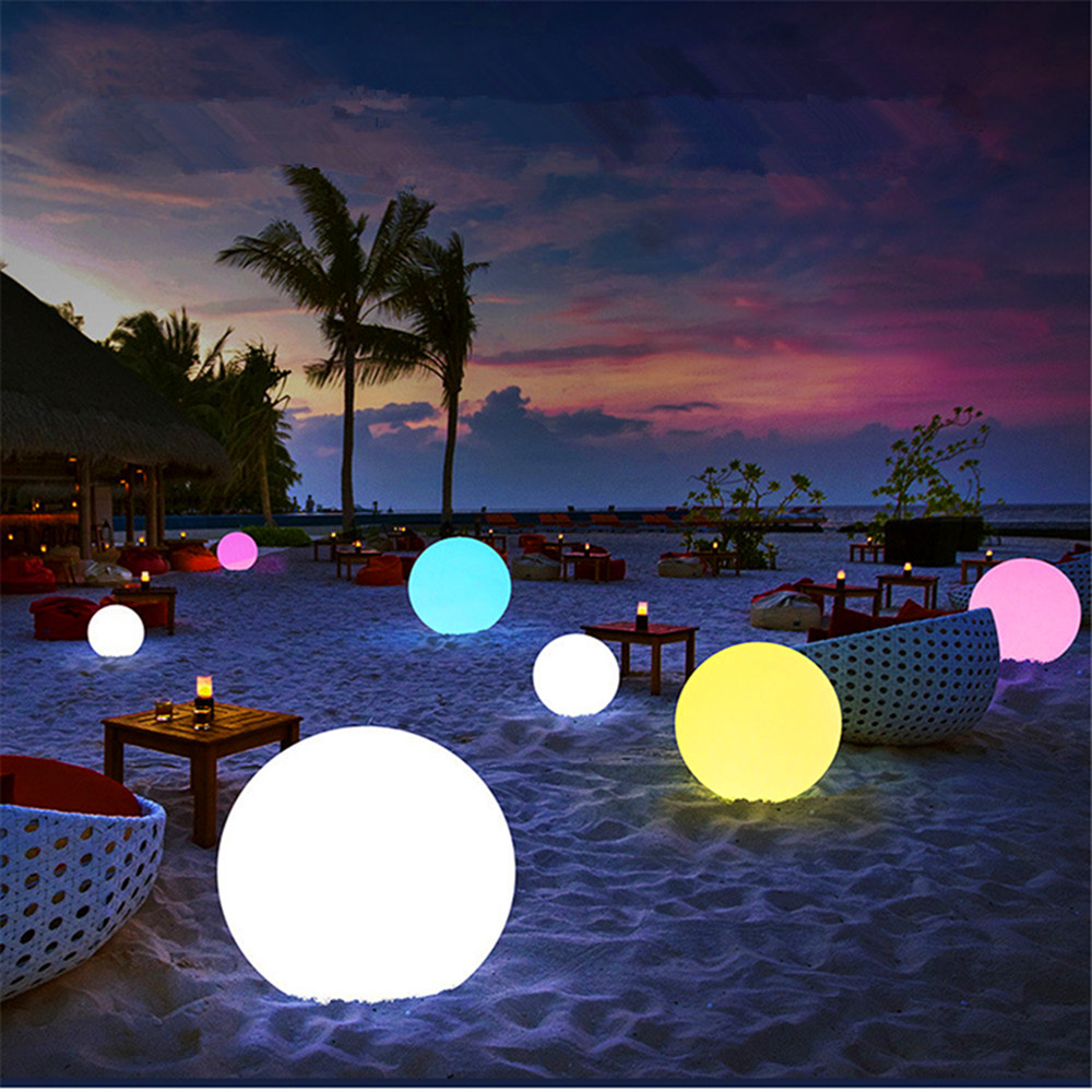 Outdoor Lighting Manufacturers - Rechargeable LED Glowing Ball Light for