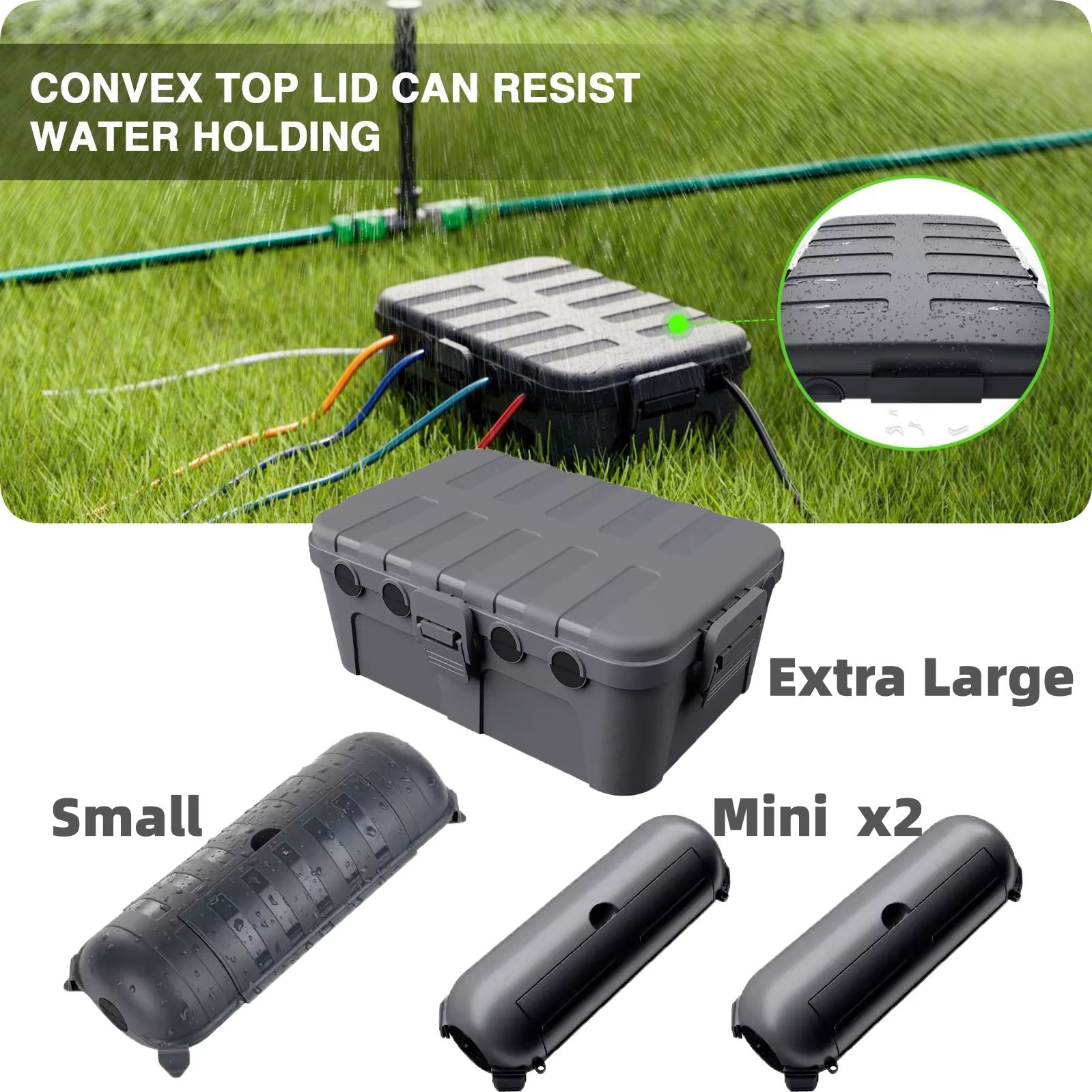Outdoor Lighting Socket - Large Weatherproof Outdoor Electrical Box Cable