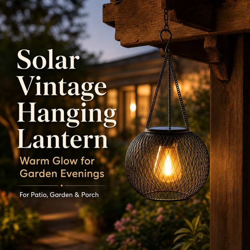 Outdoor Lighting Manufacturers - Solar Powered LED Hanging Floor Lamp
