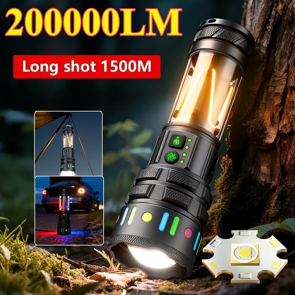 Outdoor Lighting Types - Powerful Ultra Bright LED Flashlight Type-C