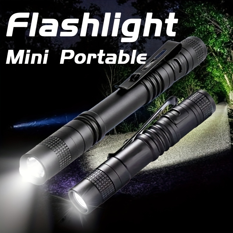 Lighting Fixture Outdoor - Mini Portable LED Flashlight Pocket Ultra