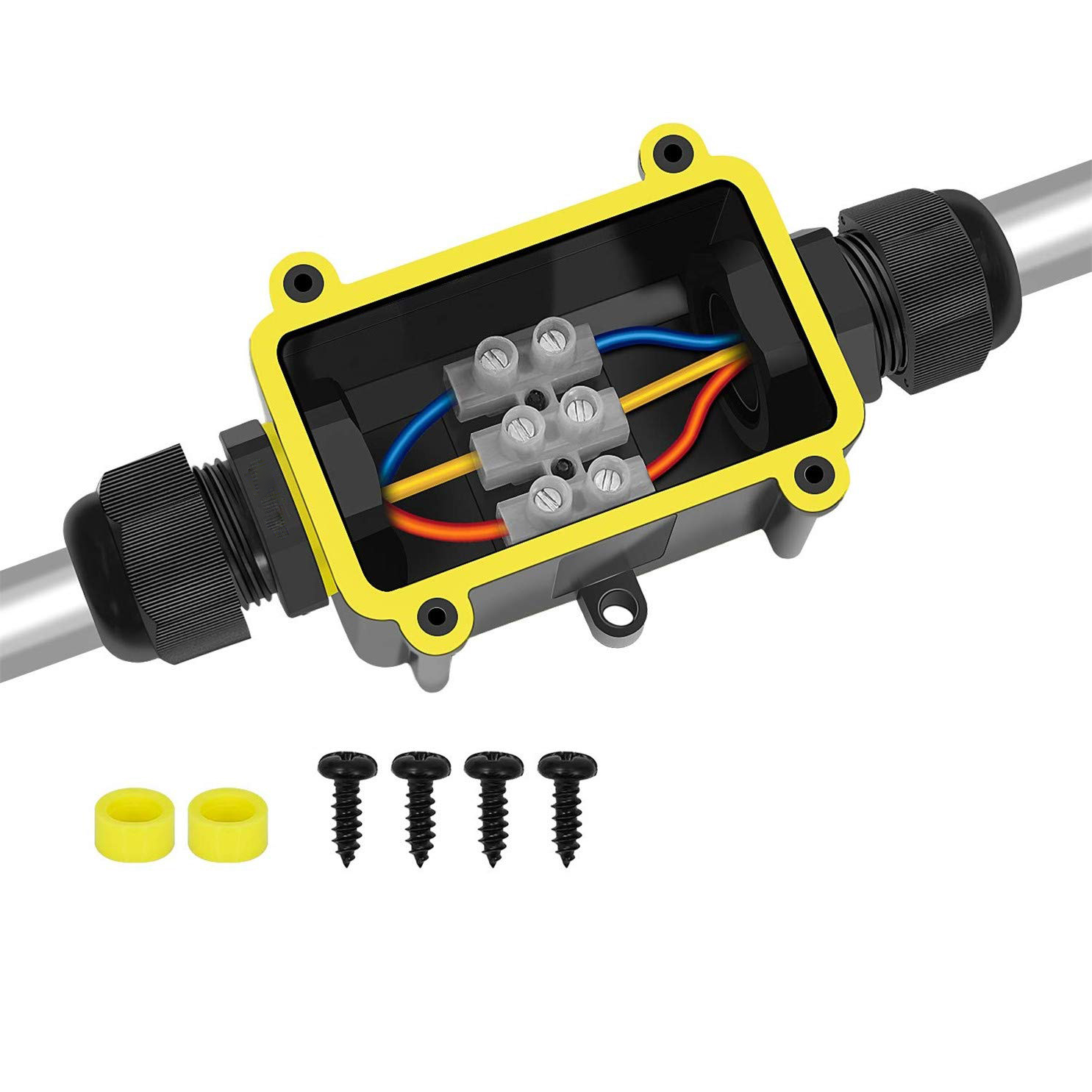Outdoor Lighting Junction - 2 Way Outdoor Waterproof IP66 Electrical