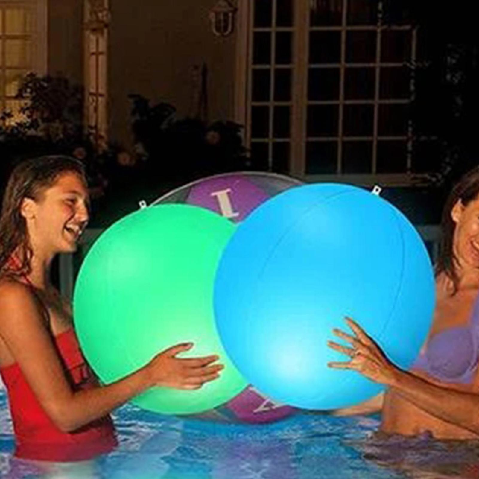 Pond Light Submersible - 16 Color LED Beach Ball, 4