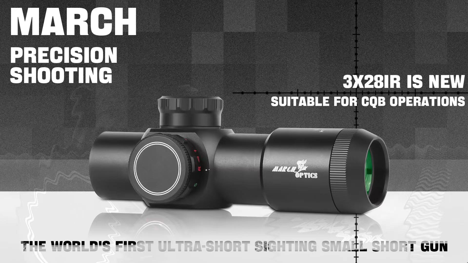 Outdoor Lighting The Range - High-quality short MARCH-HT3x28 fixed tripod with