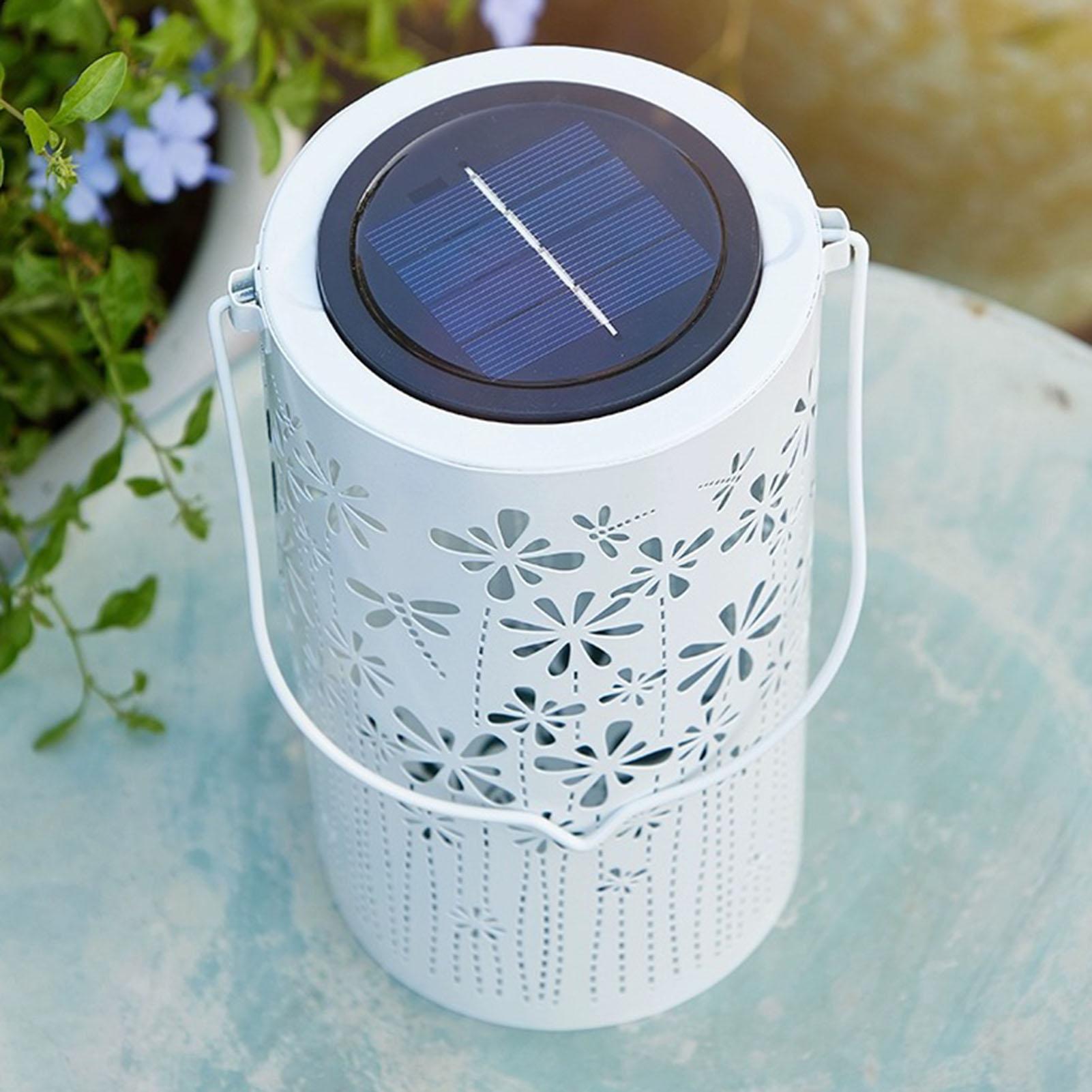 Outdoor Lighting And Landscape - Solar Hangings Lantern Waterproof Flower Lamps