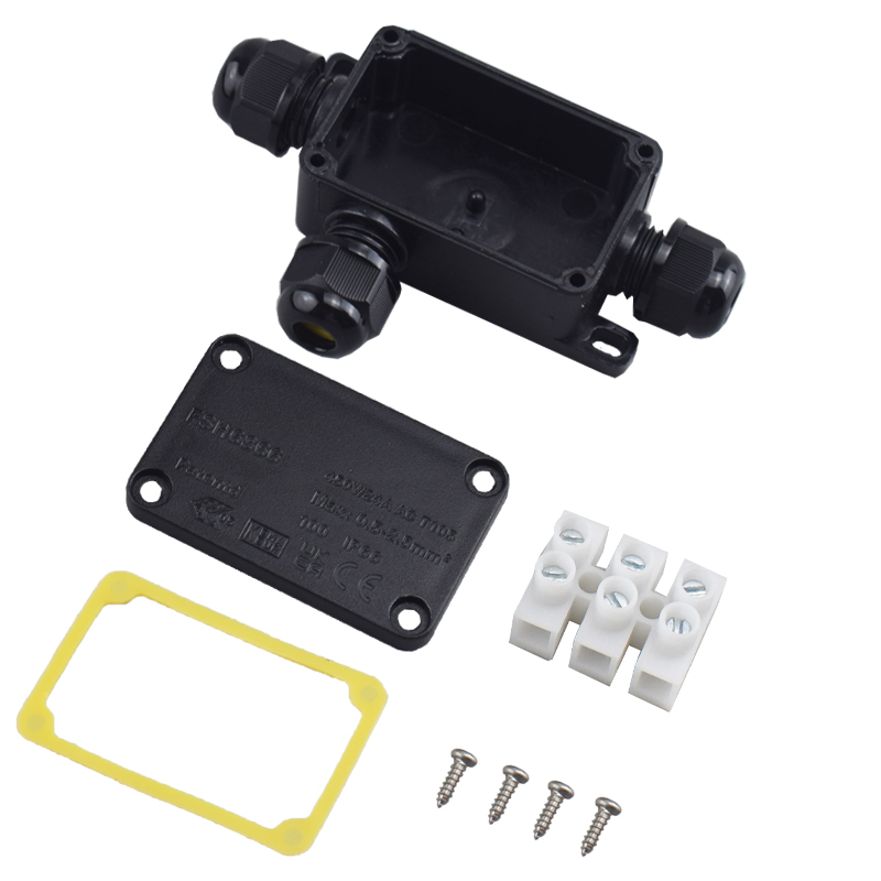 Outdoor Lighting Junction - 3 Way Outdoor Waterproof IP66 Electrical