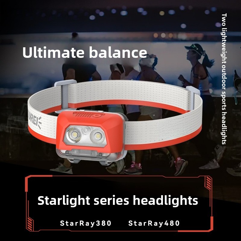Outdoor Lighting The Range - VOLODYMYR High Brightness Headlamp Rechargeable Ultra