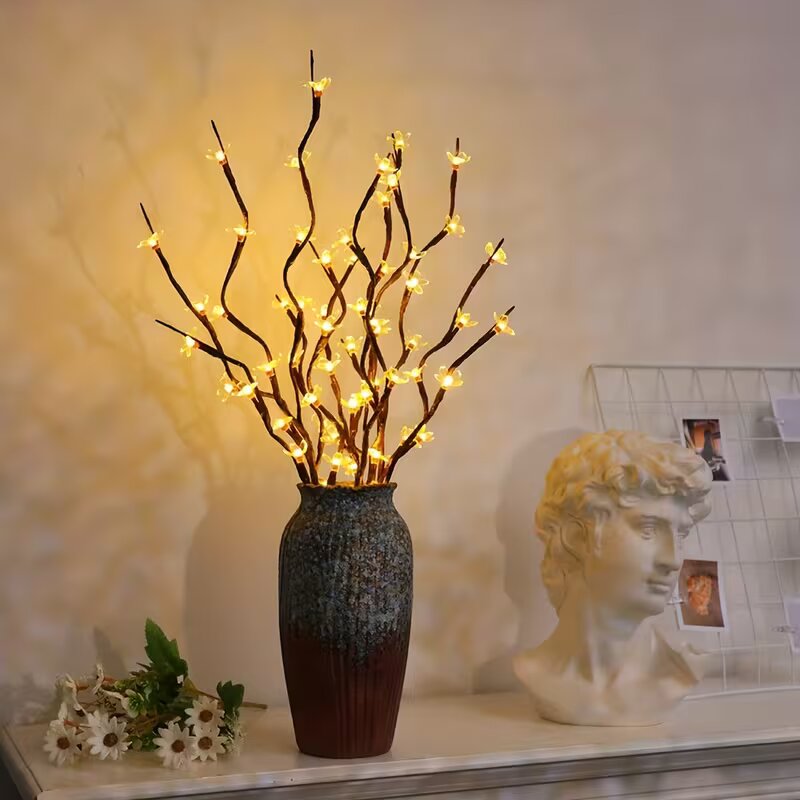 Outdoor Lighting Tree - 1/2PC 20LED Cherry Blossom Tree Branch