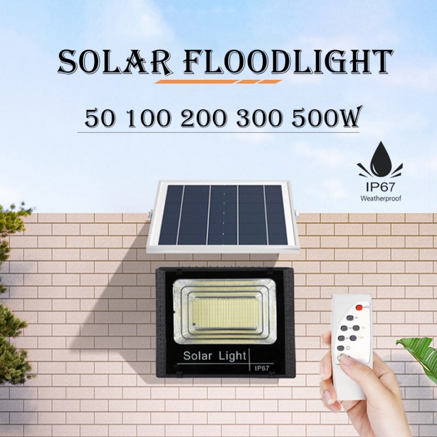 Zumtobel Outdoor Lighting - 500W Large Battery Solar Panels LED