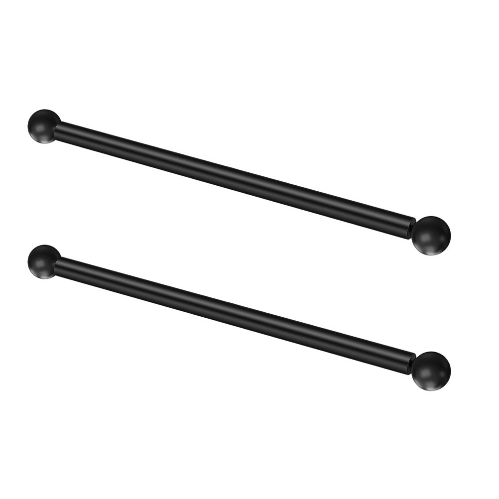 Lighting Fixture Outdoor - 2Pcs Black Metal Outdoor Lamp Post