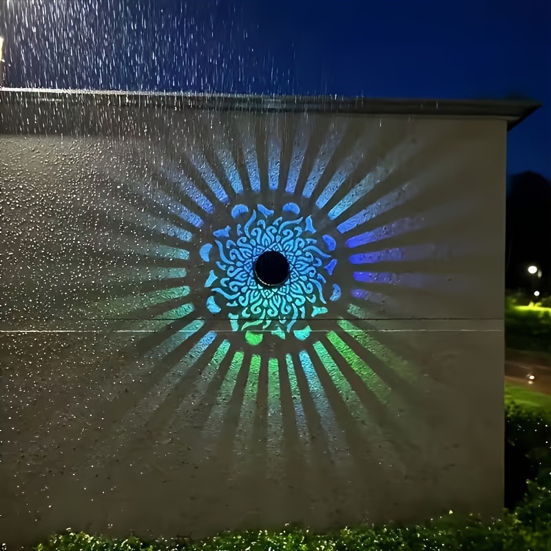Outdoor Lighting Manufacturers - Solar LED Wall Light Mandala Projection