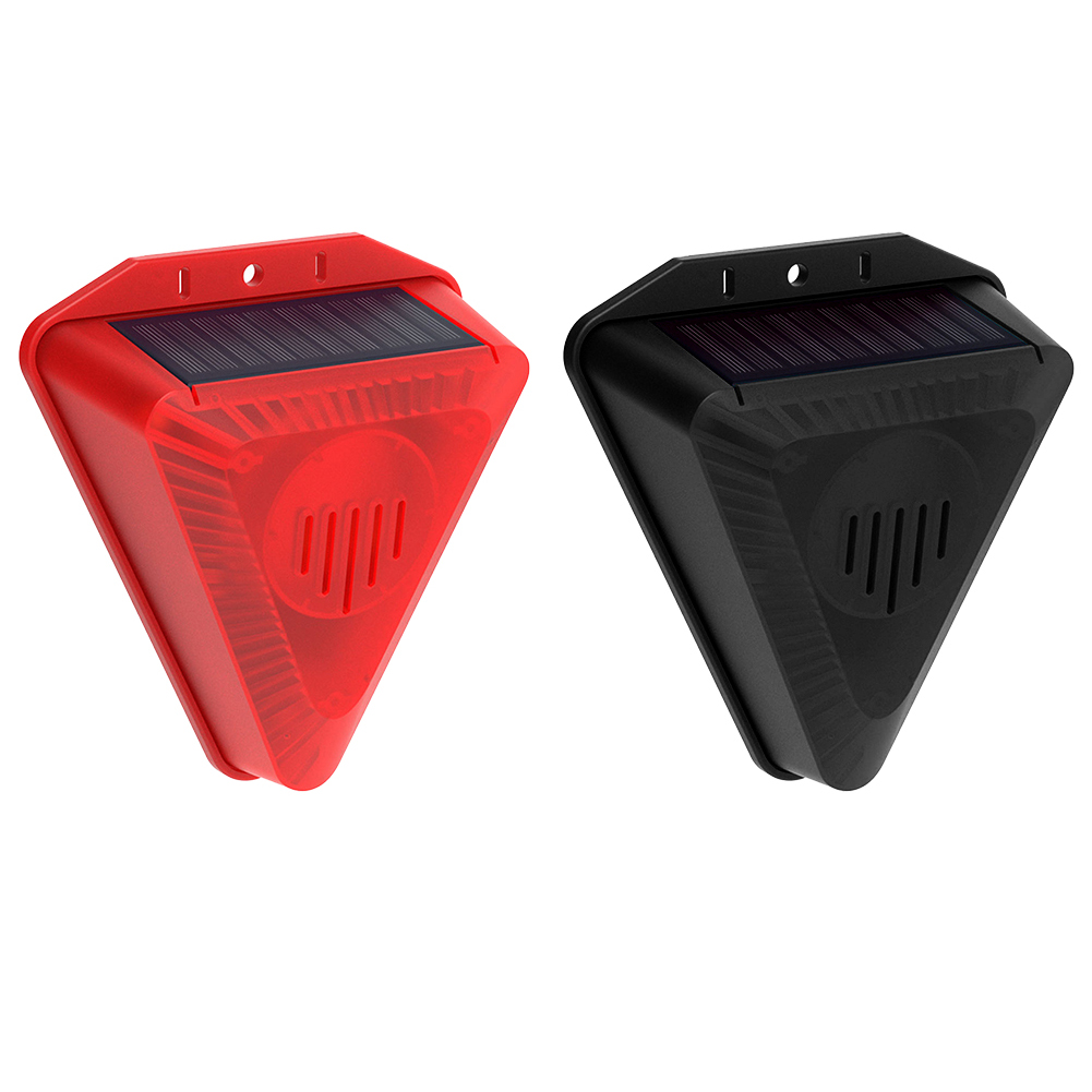 Outdoor Lighting Warehouse - Solar Alarm Light 129dB Dog Barking