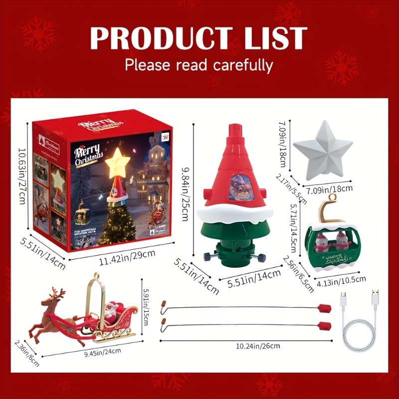 Christmas Tree Top Rotating Ca - Outdoor Lighting Tree recension och pris