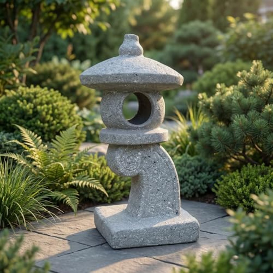 14'' High Asian Solar-Powered  - Outdoor Zen Lighting recension och pris