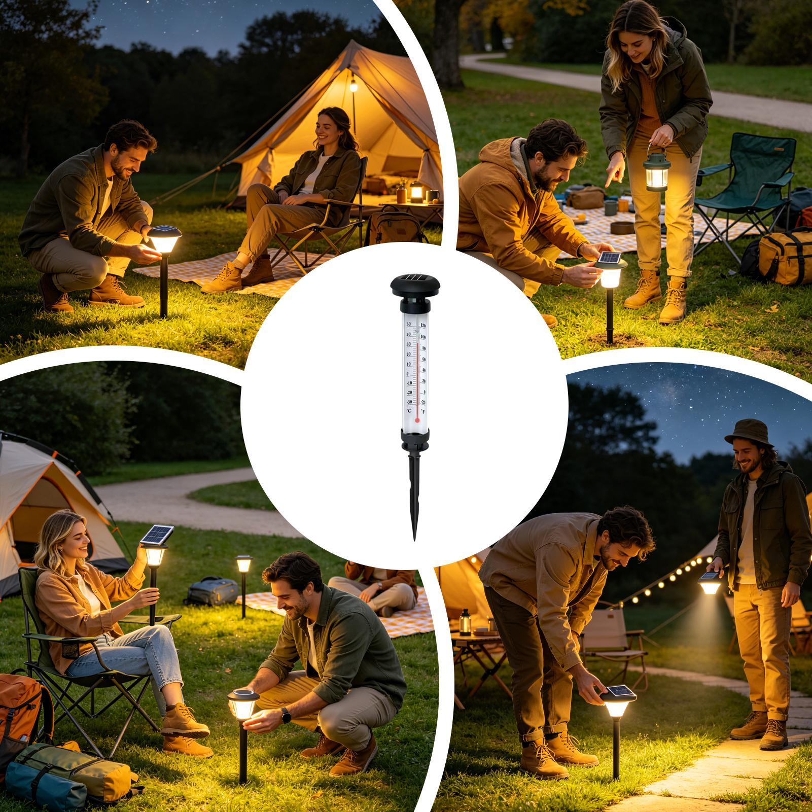 Solar Lights Pathways Automati - Outdoor Lighting Yard Stakes recension och pris