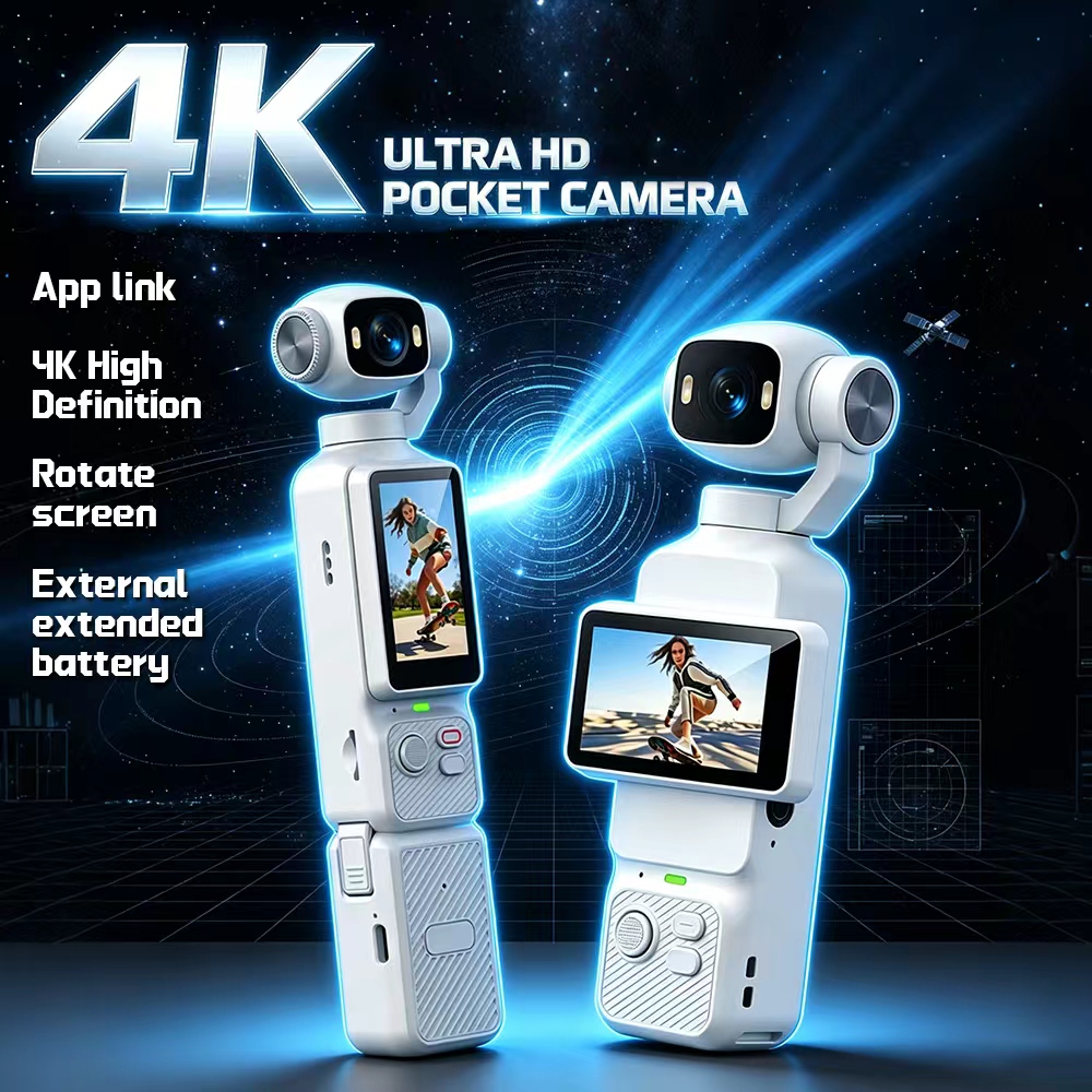 LK-033 4K Pocket Handheld Gimb - Outdoor Lighting Japanese recension och pris