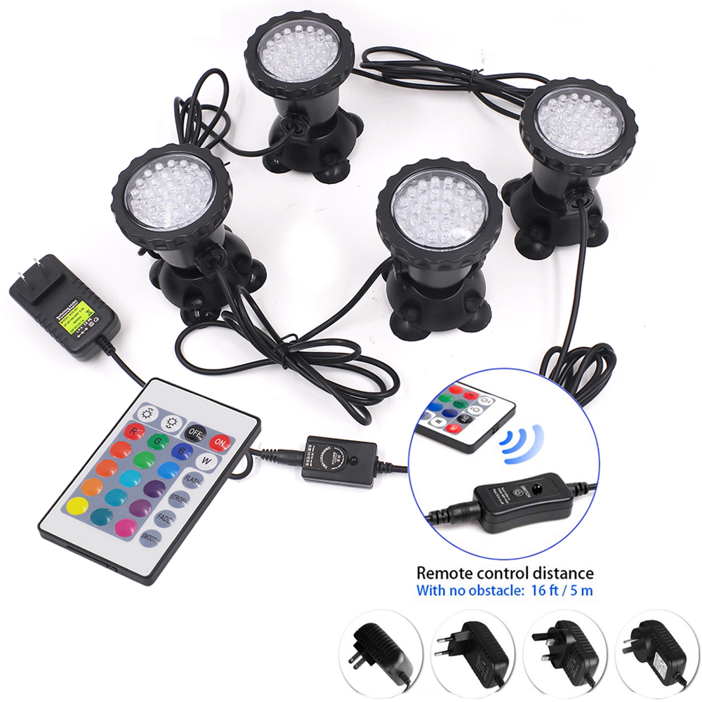 RGB LED Underwater Light IP68  - Pond Light Submersible recension och pris