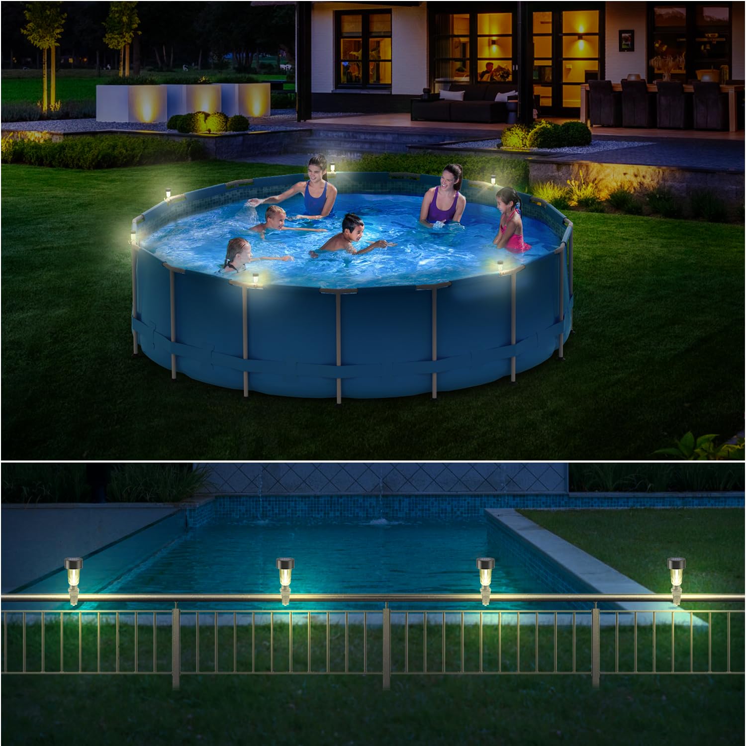 6 packages Solar Pool Light Fr - Pond Light Submersible recension och pris