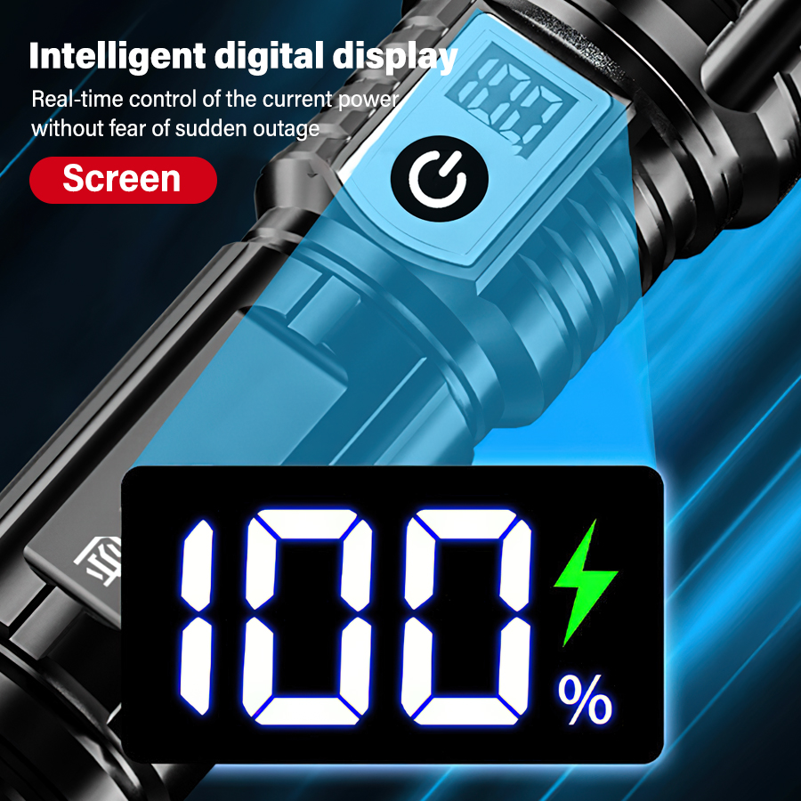 High Power 200000LM LED Flashl - Outdoor Lighting Types recension och pris