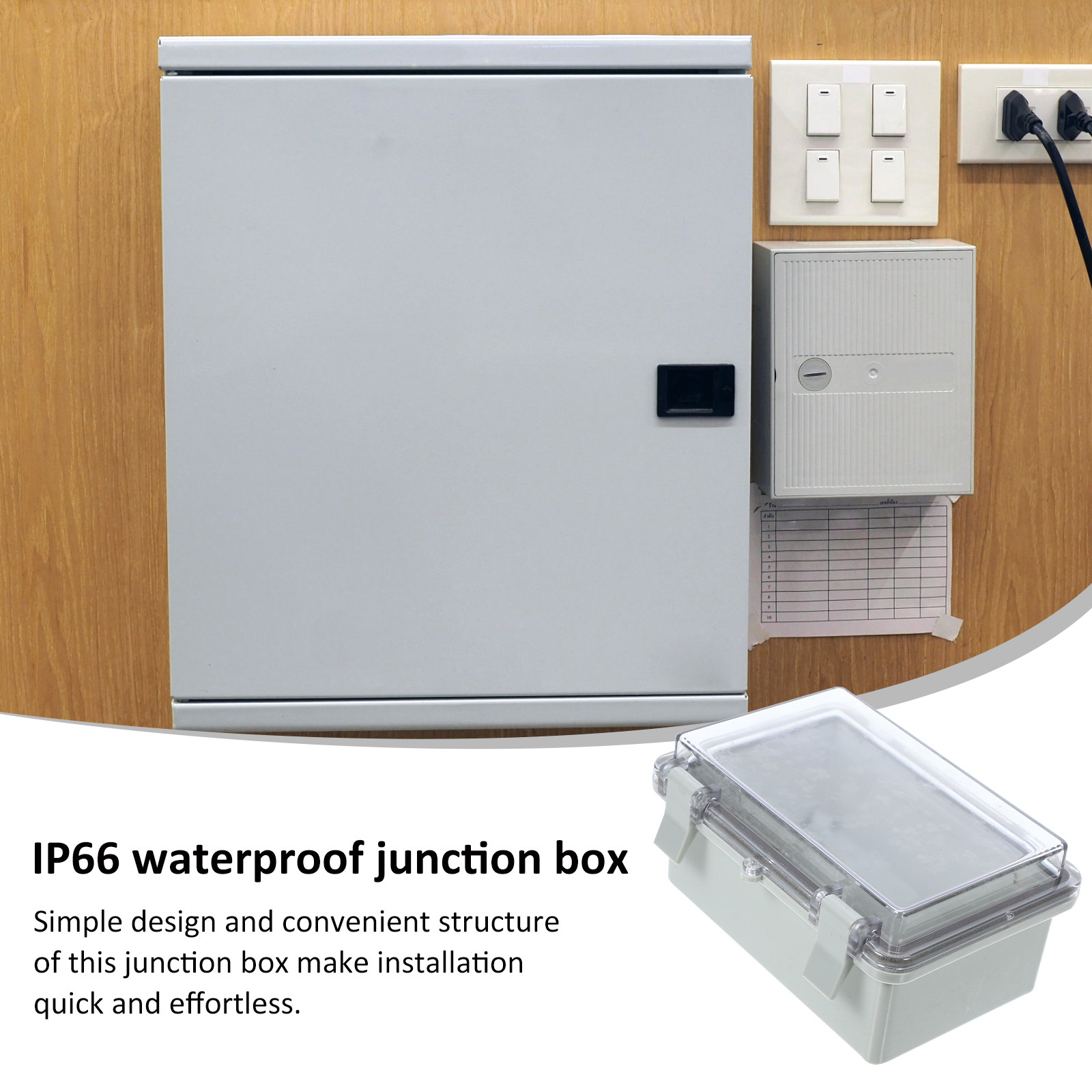 Weatherproof Plastic Junction  - Outdoor Lighting Junction recension och pris