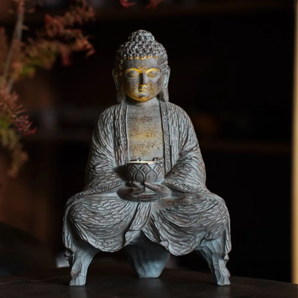 Outdoor Solar Buddha Statue Li - Outdoor Zen Lighting recension och pris