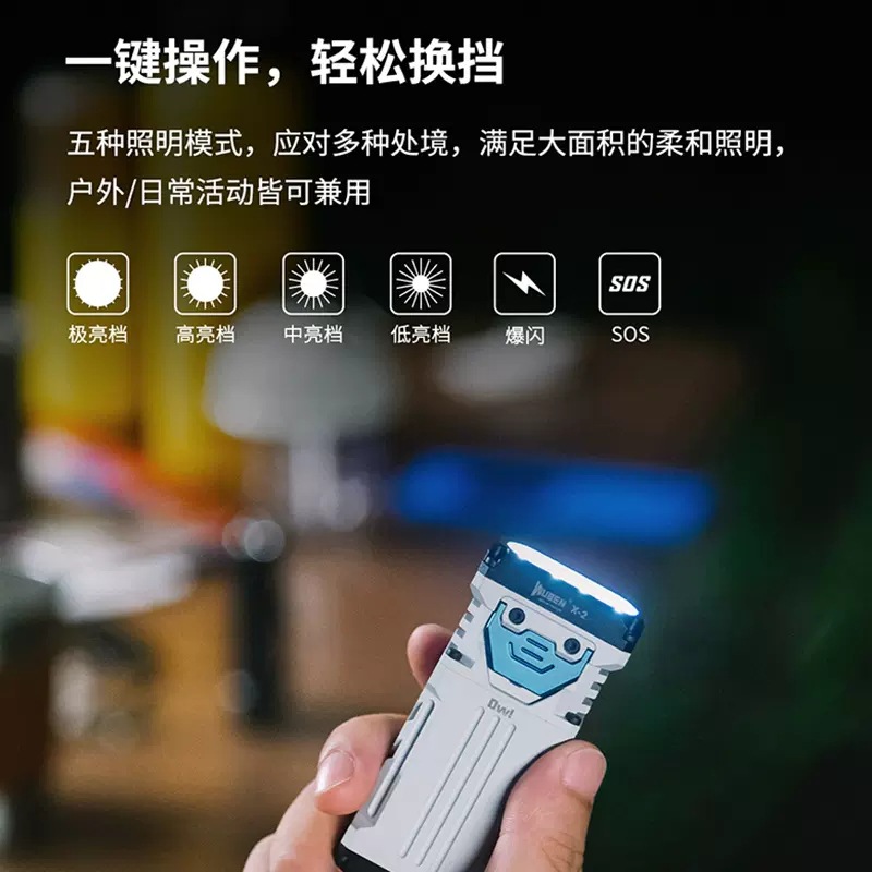 Flashlight strong light chargi - Outdoor Lighting The Range recension och pris