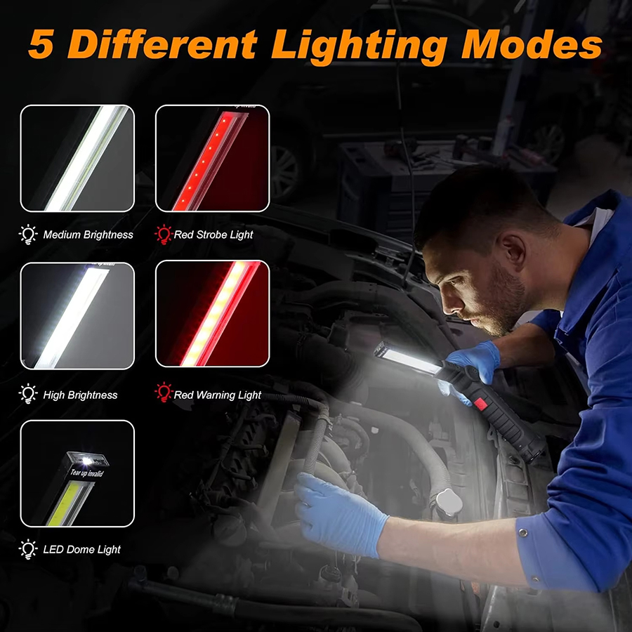 Portable LED Flashlight with M - Outdoor Lighting Types recension och pris