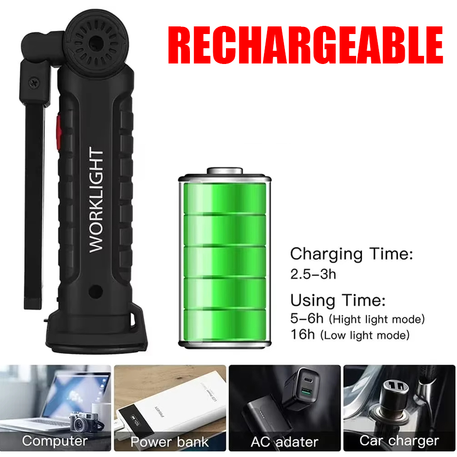 Portable LED Flashlight with M - Outdoor Lighting Types recension och pris