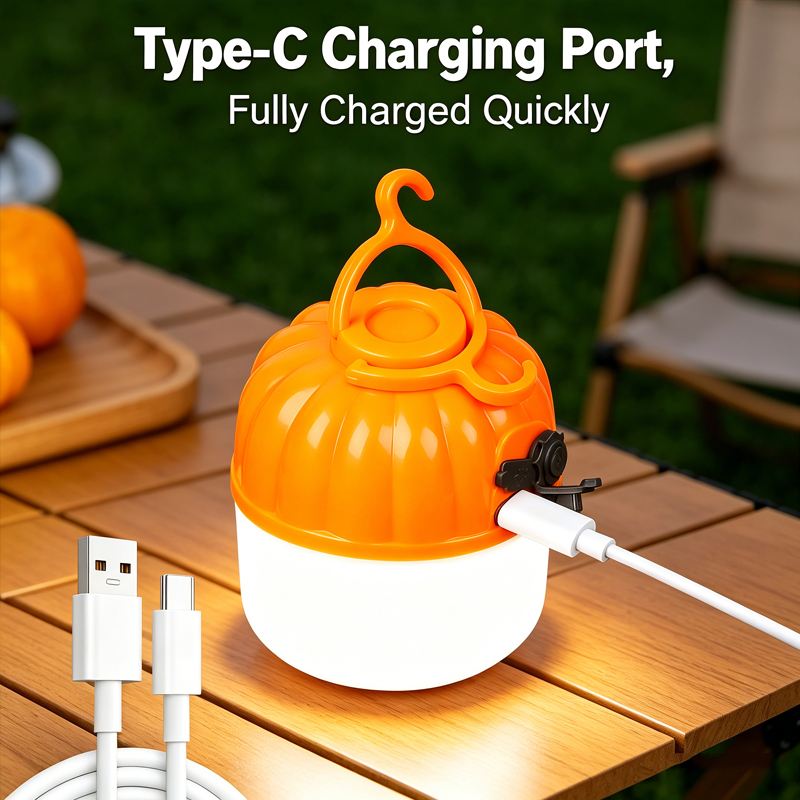 Mini Portable LED Pumpkin Bulb - Outdoor Lighting Types recension och pris