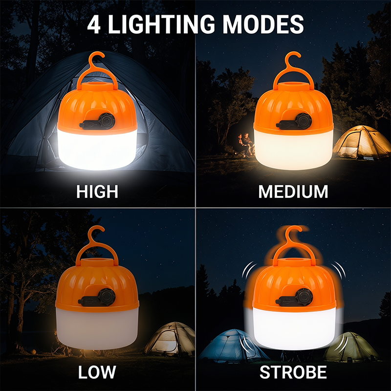 Mini Portable LED Pumpkin Bulb - Outdoor Lighting Types recension och pris