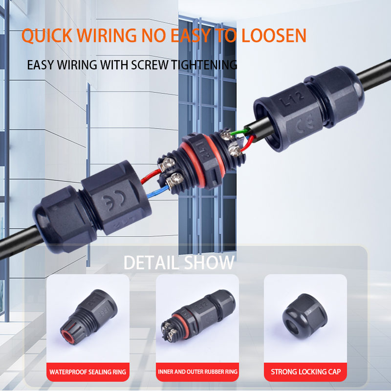 IP68 Waterproof Connector LED  - Outdoor Lighting Junction recension och pris