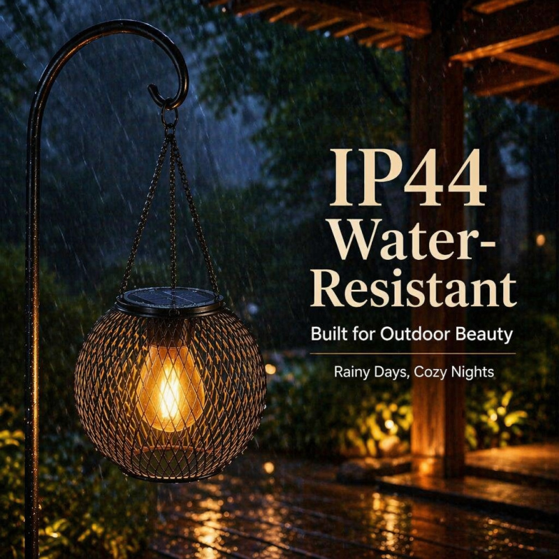 Solar Powered LED Hanging Floo - Outdoor Lighting Manufacturers recension och pris