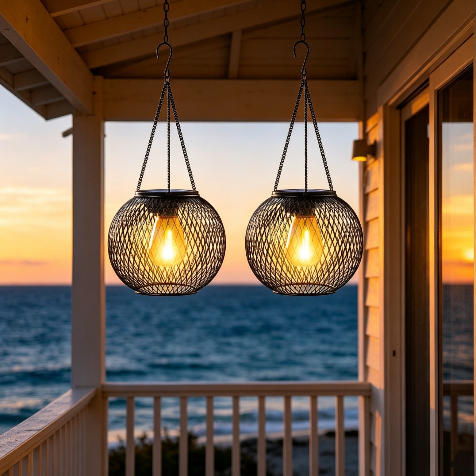 Solar Powered LED Hanging Floo - Outdoor Lighting Manufacturers recension och pris
