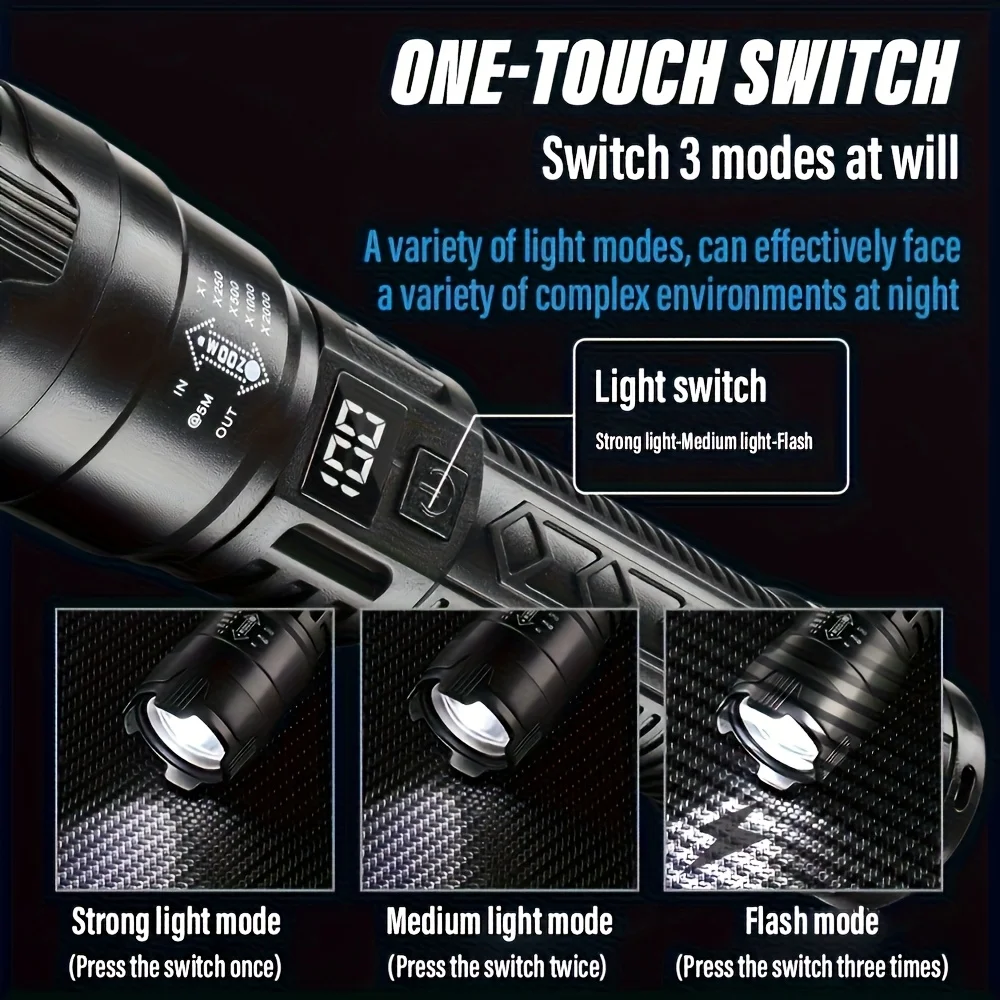Ultra Bright LED Flashlight 20 - Outdoor Lighting The Range recension och pris