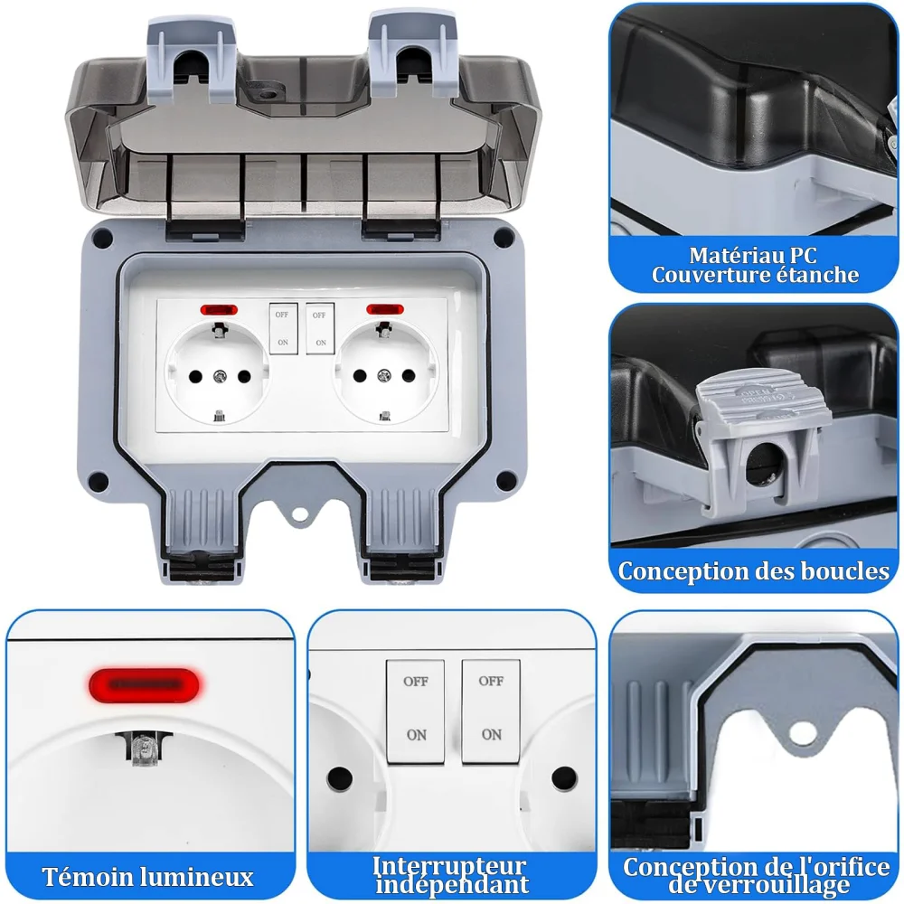 European-Style Outdoor Socket  - Outdoor Lighting Socket recension och pris