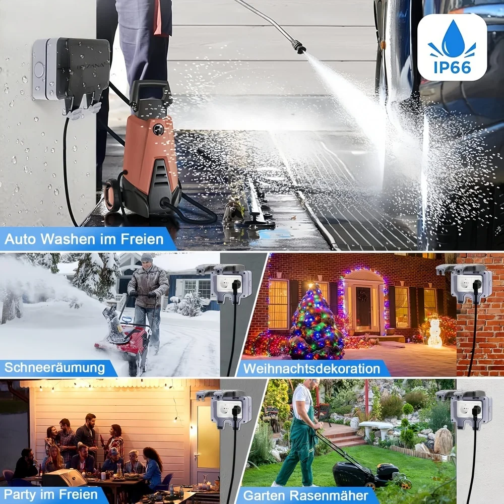 European-Style Outdoor Socket  - Outdoor Lighting Socket recension och pris