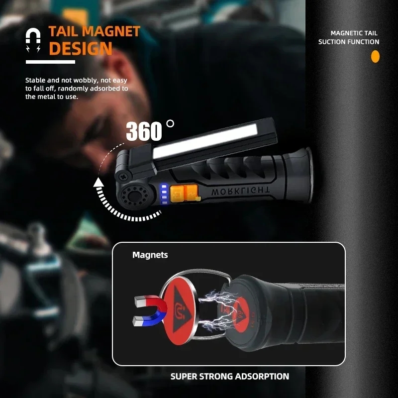 Portable COB LED Flashlight US - Outdoor Lighting Types recension och pris