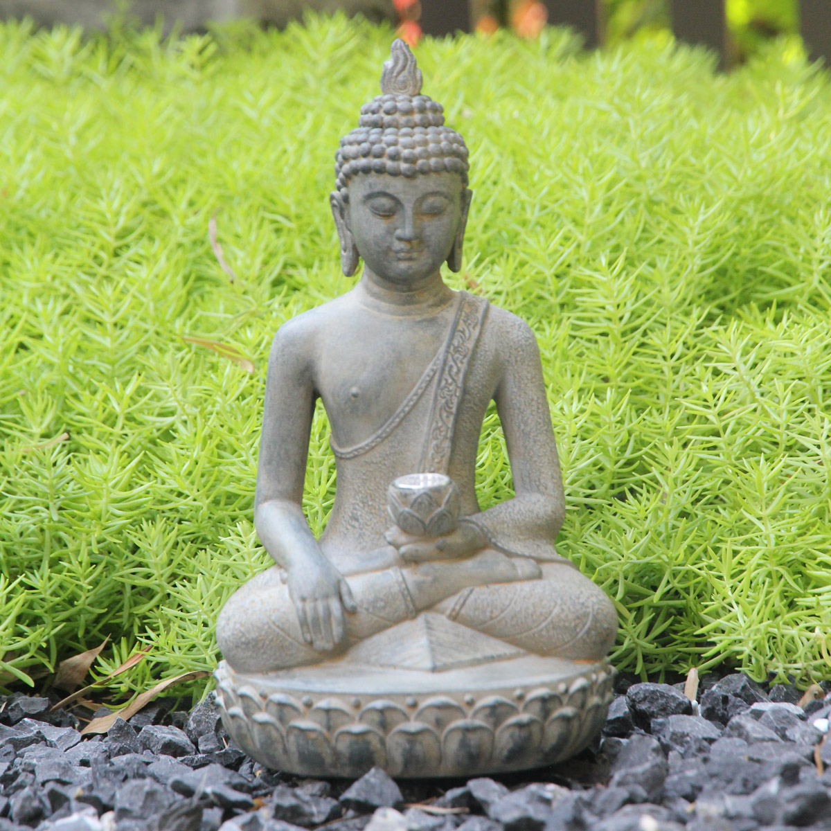 Zen-Inspired Solar-Powered Bud - Outdoor Zen Lighting recension och pris