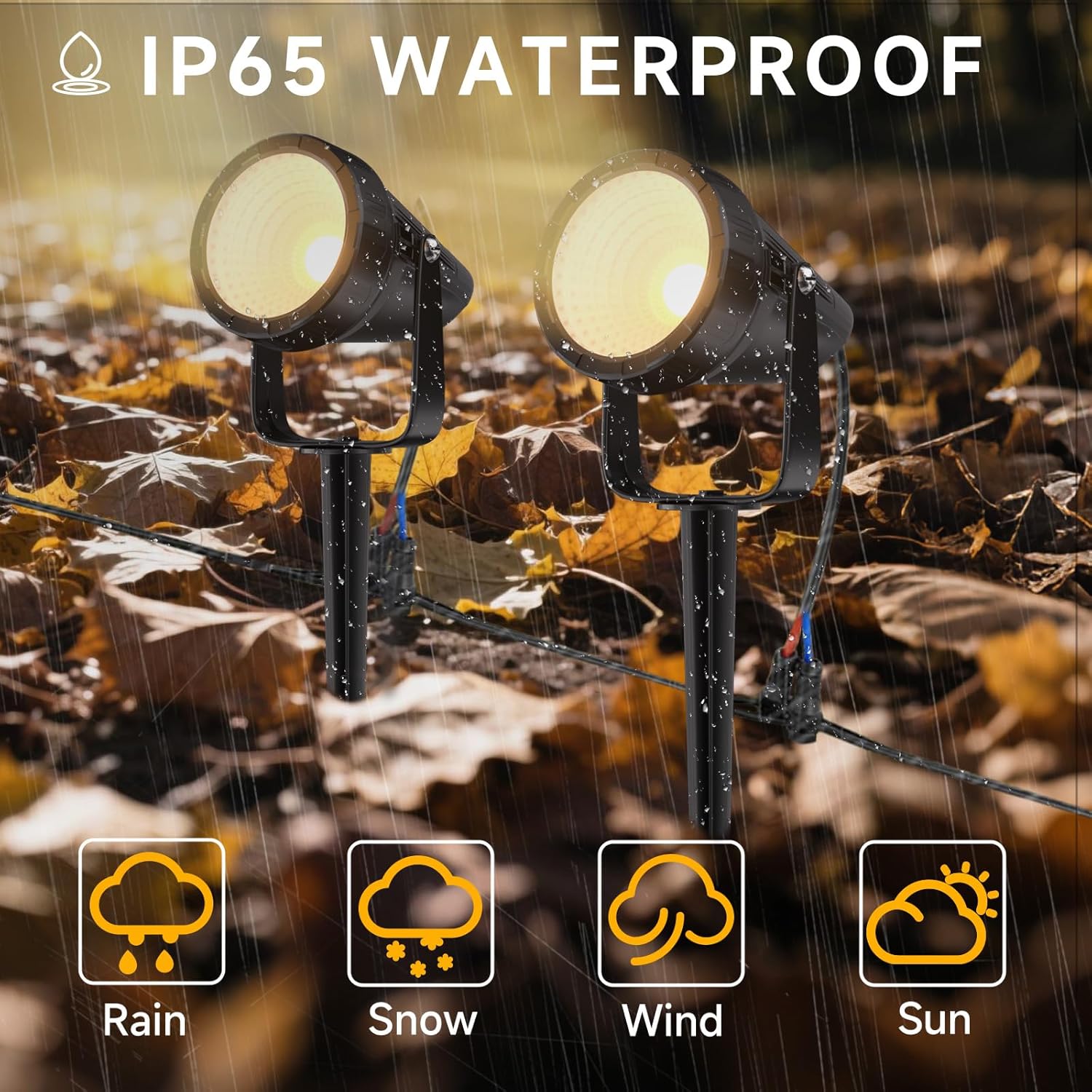 12-Pack Waterproof Outdoor Spo - Outdoor Lighting Kit With Transformer recension och pris