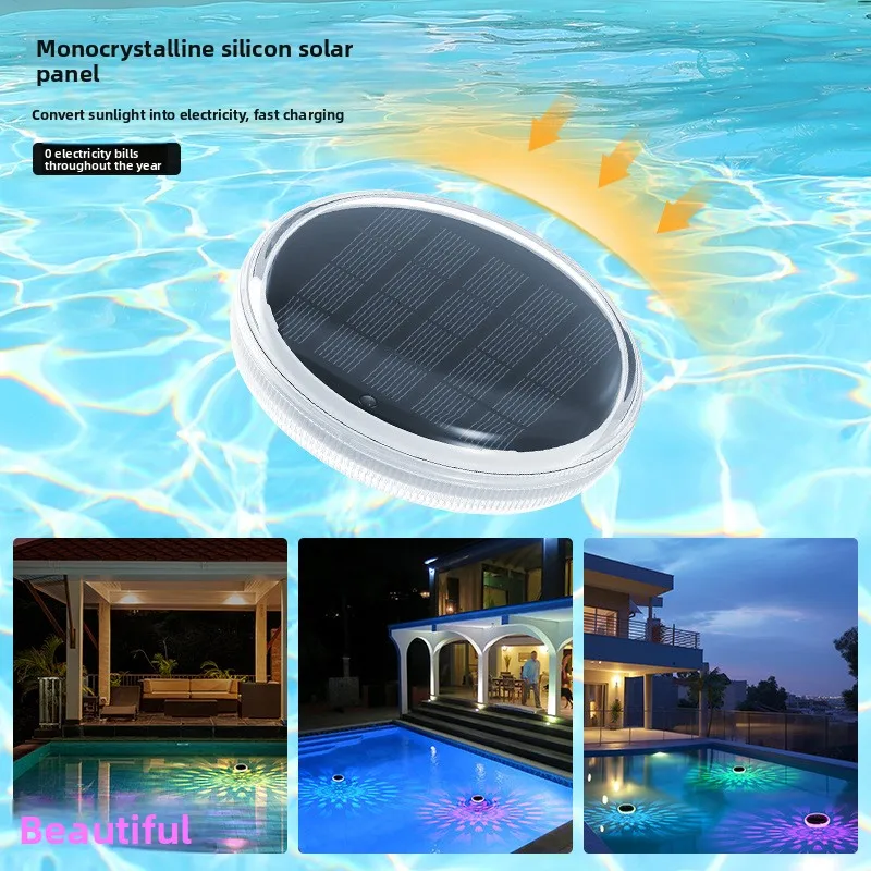 Solar-powered outdoor water fe - Outdoor Lighting And Landscape recension och pris