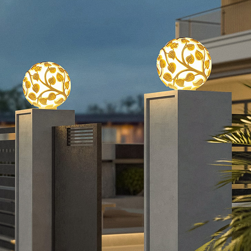 Outdoor column lights solar LE - Outdoor Lighting And Decor recension och pris