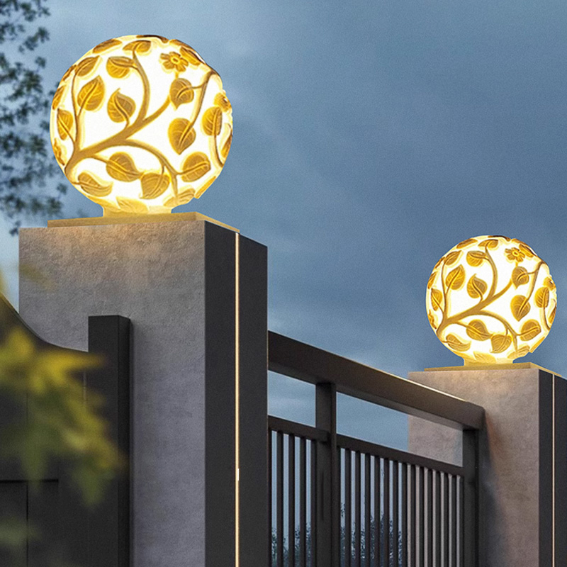 Outdoor column lights solar LE - Outdoor Lighting And Decor recension och pris