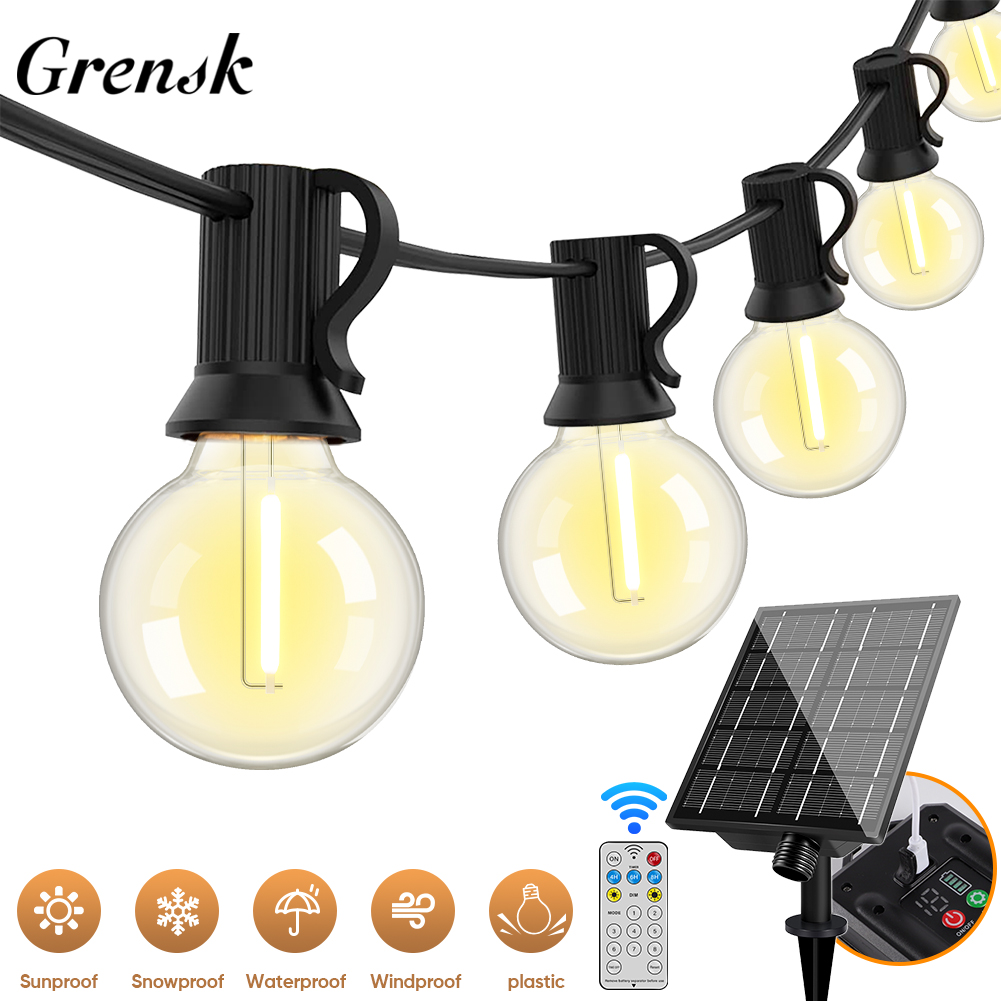 7.6M 18M 30M LED Solar String  - Outdoor Lighting Socket recension och pris