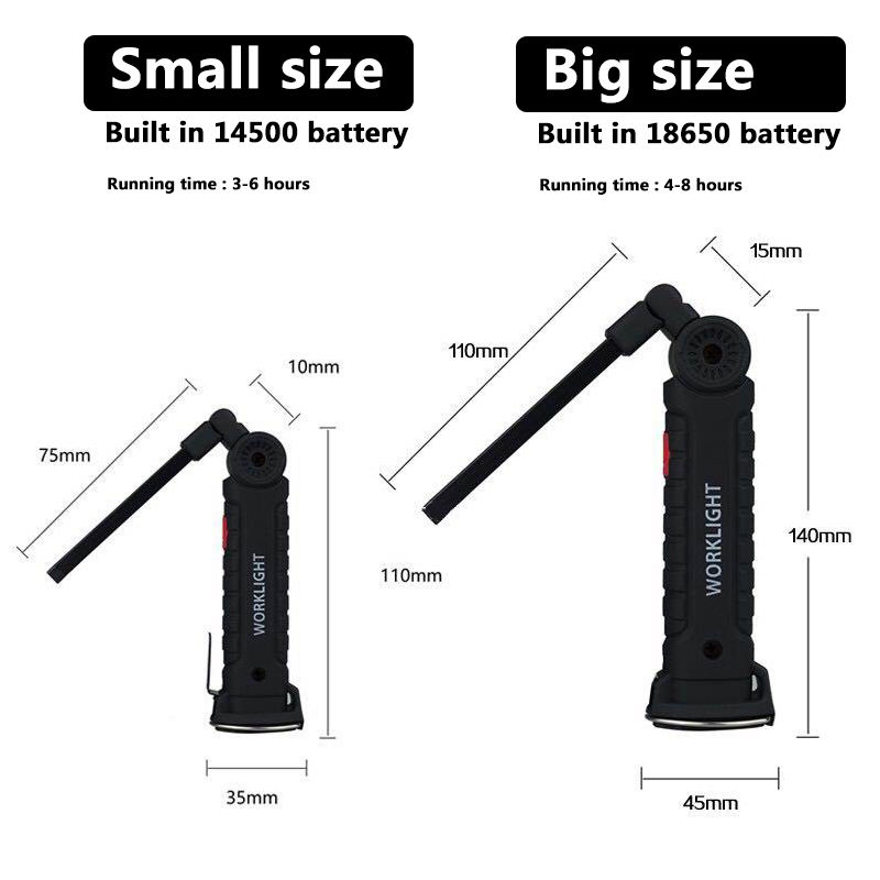 Portable Fold LED Flashlight S - Outdoor Lighting Types recension och pris