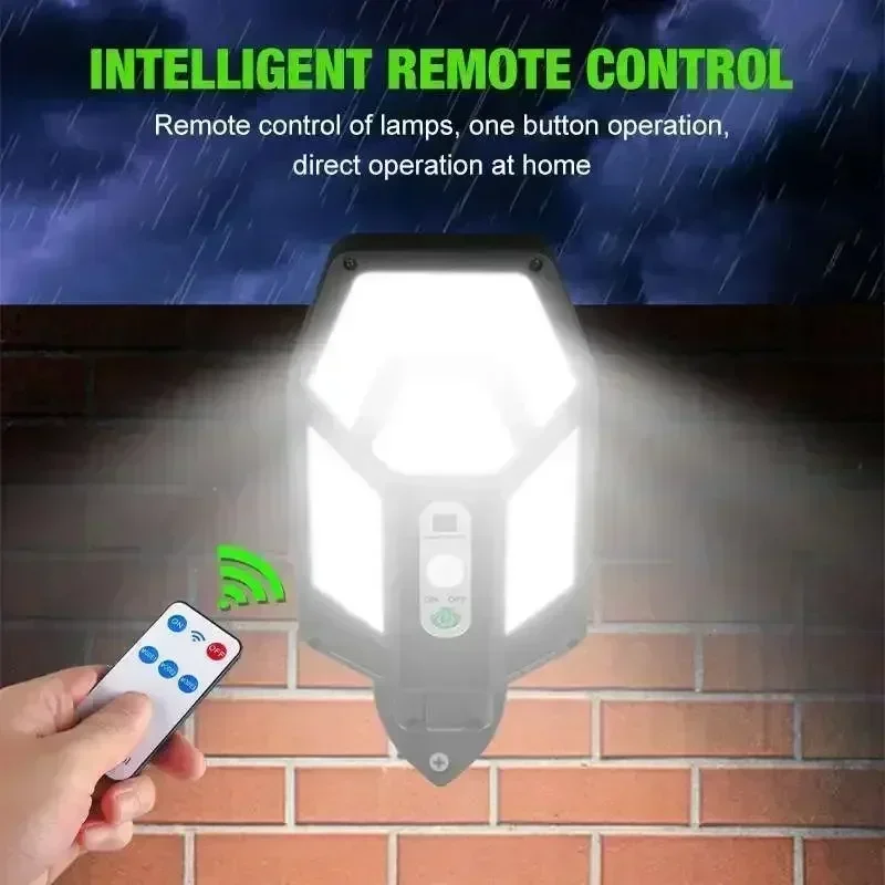 12000LM Powerful Solar Wall La - Zumtobel Outdoor Lighting recension och pris