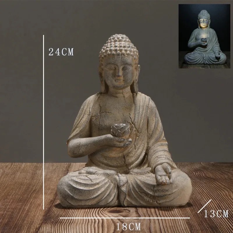 2026 latest models resin buddh - Outdoor Zen Lighting recension och pris