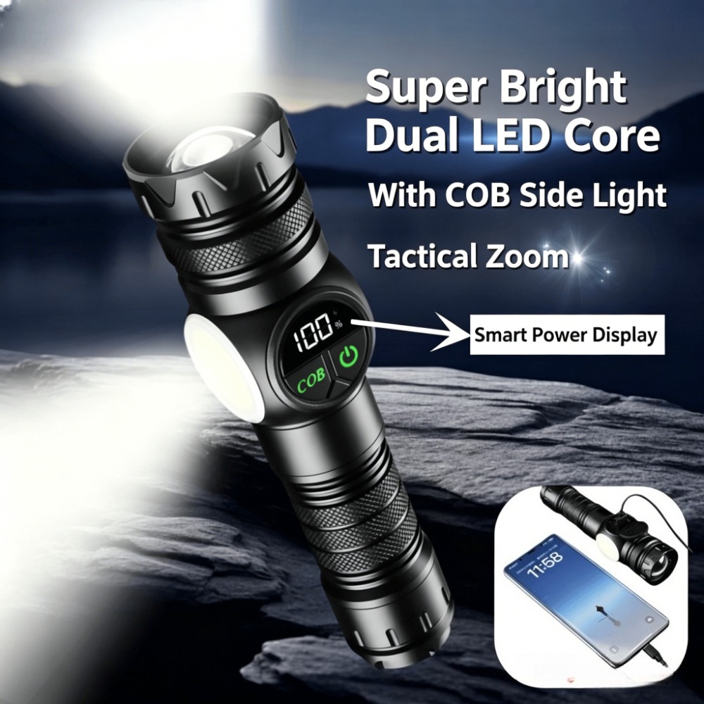 White Light LED Flashlight Typ - Outdoor Lighting Types recension och pris