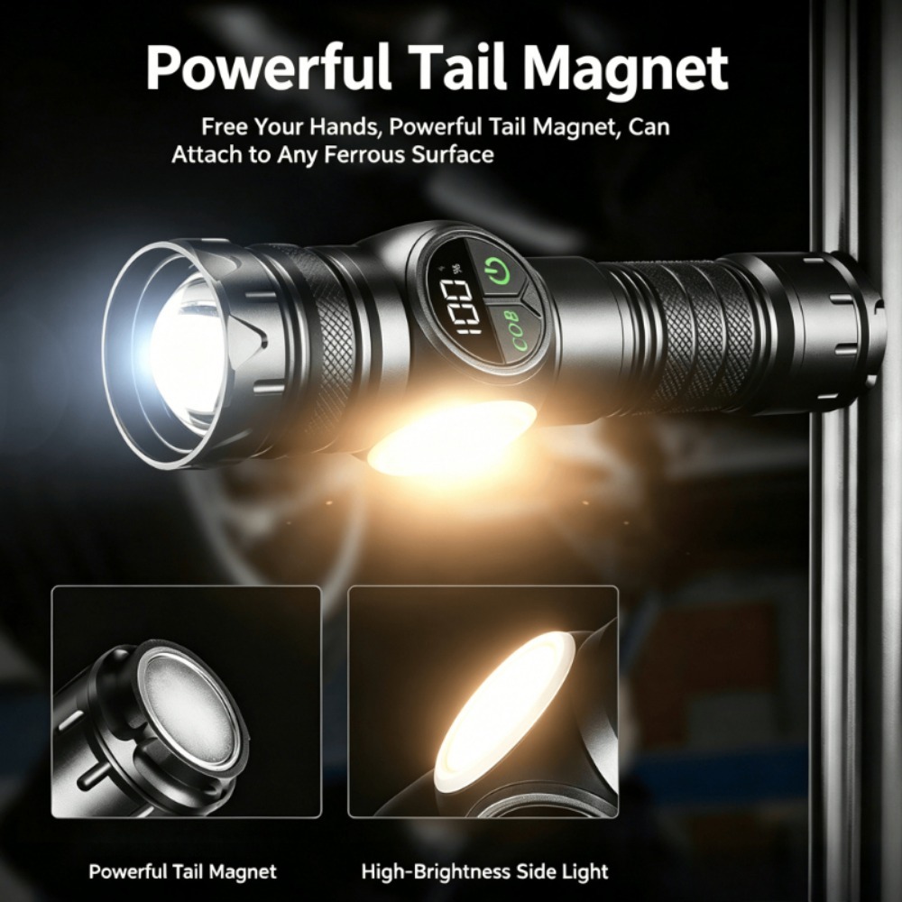 White Light LED Flashlight Typ - Outdoor Lighting Types recension och pris