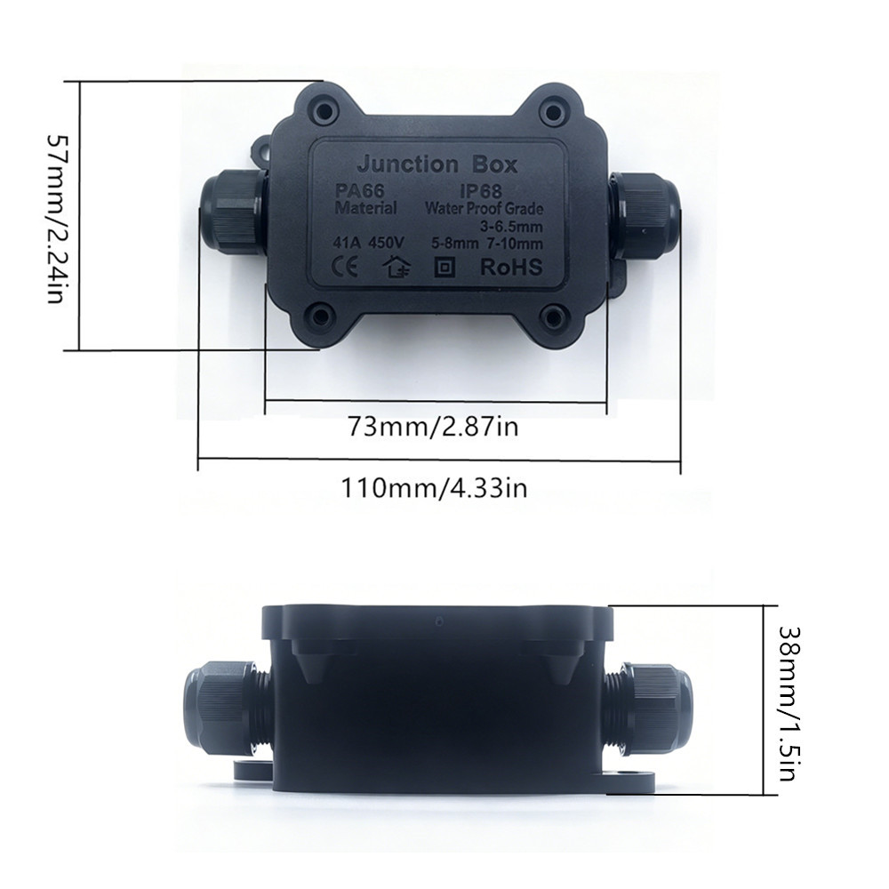 IP68 Waterproof Junction Box 2 - Outdoor Lighting Junction recension och pris
