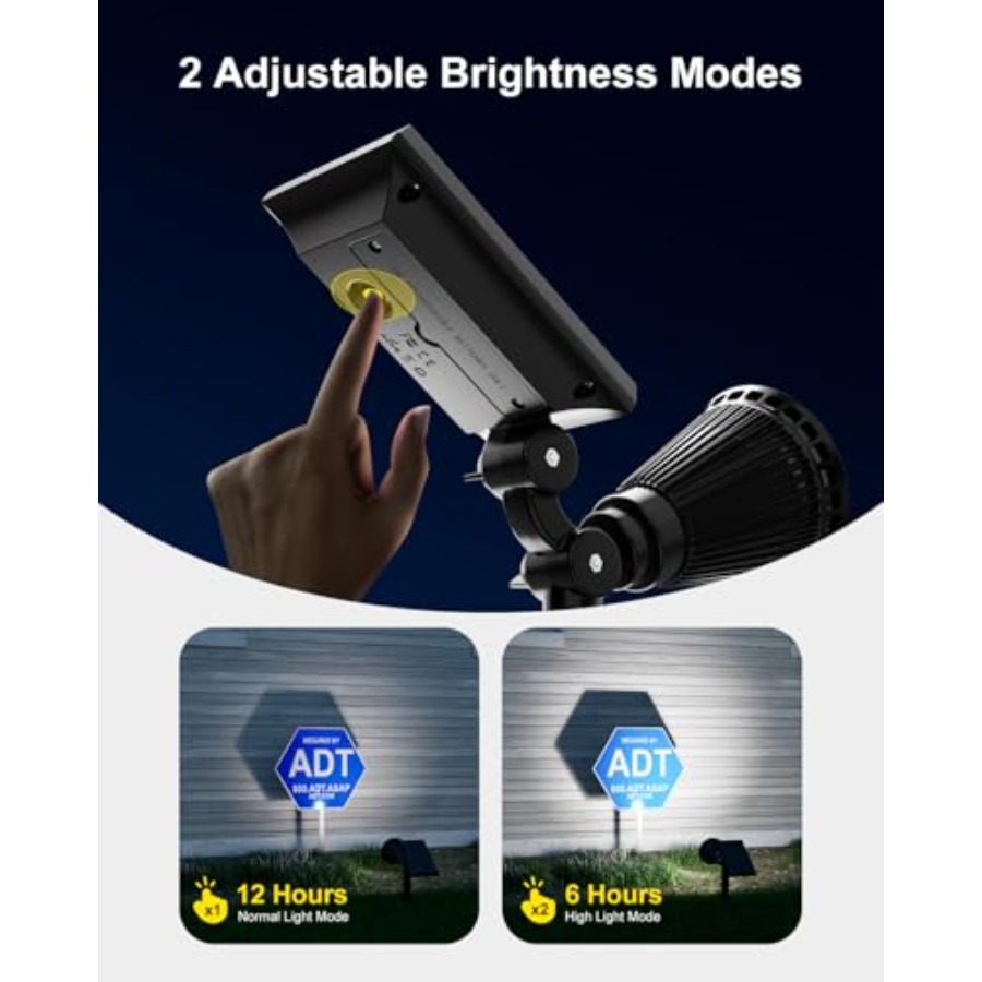 Solar Spotlights Outdoor Water - Outdoor Lighting And Landscape recension och pris